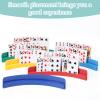 2 Packs of Double-Layer Card HoldersPlaying Card Holder for Kids Adults Hands Free Card Holder for Family Card Game Nights Poker Parties view 4