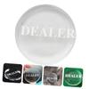 HONMEET Delicate Dealer Button for Engraved Wear-Resistant Poker Accessory for Tournaments and Events Easy to Spot Table Dealer view 3