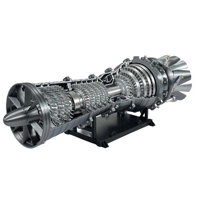 GE-J79 Turbojet Engine Model Kit 1:24 Scale  Fighter Jet Engine Replica with LED Lighting, Variable Speed Control, 3D Printed PLA, DIY Aircraft Engine for Hobbyists & Collectors