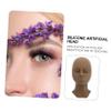 Silicone Makeup Training Head Practice with 2 Eyelids for Beginners view 2