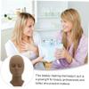 Silicone Makeup Training Head Practice with 2 Eyelids for Beginners view 4