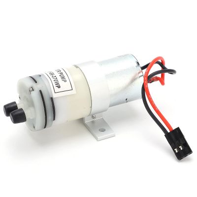 36V 370 Water Cooling Pump, Aluminum Alloy + Plastic, with Switch for RC Boat, Low Noise Design, 15 Hours Constant Work, Great Gaming Experience, 73mm Length