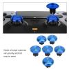 3 Pair Joystick Caps, 2 Standard 2 Low Dome 2 High Dome Metal Mushroom Cap Cover, Thumbstick Analog Thumb Grip Stick Cover for Edge, for Pro, for view 2