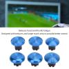 3 Pair Joystick Caps, 2 Standard 2 Low Dome 2 High Dome Metal Mushroom Cap Cover, Thumbstick Analog Thumb Grip Stick Cover for Edge, for Pro, for view 3