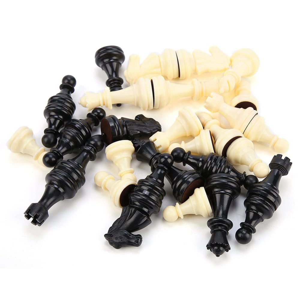 32pcs Plastic Magnetic International Pieces for F Entertainment Tool with Magnetic Board International Games Pieces Set for Adults and