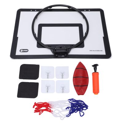 Beginners Indoor Basketball Hoop Game, Like a Pro with Bouncing Back Design, Door Mounted Basketball Set for Kids, Sponge EVA Corners, Complete Accessories
