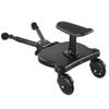 2026 New-Universal Stroller Board with Detachable Seat, 2in1 Sit and Stand Stroller Connectors for Most Strollers, Holds Children Up to 55 LBs Stroller Standing Board view 1
