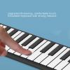 88 Keys Roll Up Piano, Portable Foldable Piano Keyboard with 128 Rhythms, 128 Tones & Built in Speaker, Flexible Silicone Rechargeable Electronic Hand Roll Piano for Kids Beginner view 3