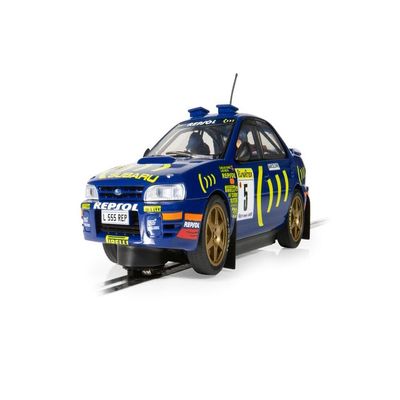 Scalextric Cars - C4555 Subaru Impreza WRX - 1995 Carlos Sainz - Toy Slot Car for use with Race Tracks or Sets - Small Kids Gift Ideas for Boy/Girl Ages 3 Accessories