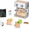 goki 51460 Wooden Coffee and Tea Station, Play Set for Little Barista and Tea Lovers, Accessories for Play Kitchen and Merchant Shop, Wooden Toy 19 cm x 12 cm x 18 cm, Set of 16, from 3 Years view 1