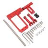 1/10 RC Servo Mount with Hydraulic Steering Kit for VP F10 RC Crawler Car DIY Parts Red view 1