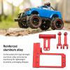 1/10 RC Servo Mount with Hydraulic Steering Kit for VP F10 RC Crawler Car DIY Parts Red view 3