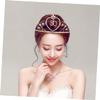 Baluue 1pc Golden Rhinestone Birthday Comb Elegant Alloy Headwear for Birthday Celebrations for Weddings and Parties Lightweight and Design view 2