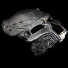 Amonkky Resin Anime Mask Halloween Role Playing Pendant Mask Halloween Masquerade Costume Props. (Silvery) view 2