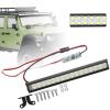 32pcs Lamp Beads RC Car Roof Lamp RC Crawler Unive Metal + Plastic Roof Lamp 100mm Universal RC Crawler Light Bar Upgrade Accessory view 1