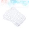 COOLHIYA 2pcs Burping Bibs and Spitting Pads Soft Gauze Cushion for Boy Girl Designed for Easy Use Cleaning Keeps Clothes Dry White view 4