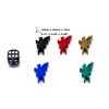BoardGameSet 10PCS Faerie Meeple Figures | Board Game Pieces Accessories Meeples, DarkGreen view 2
