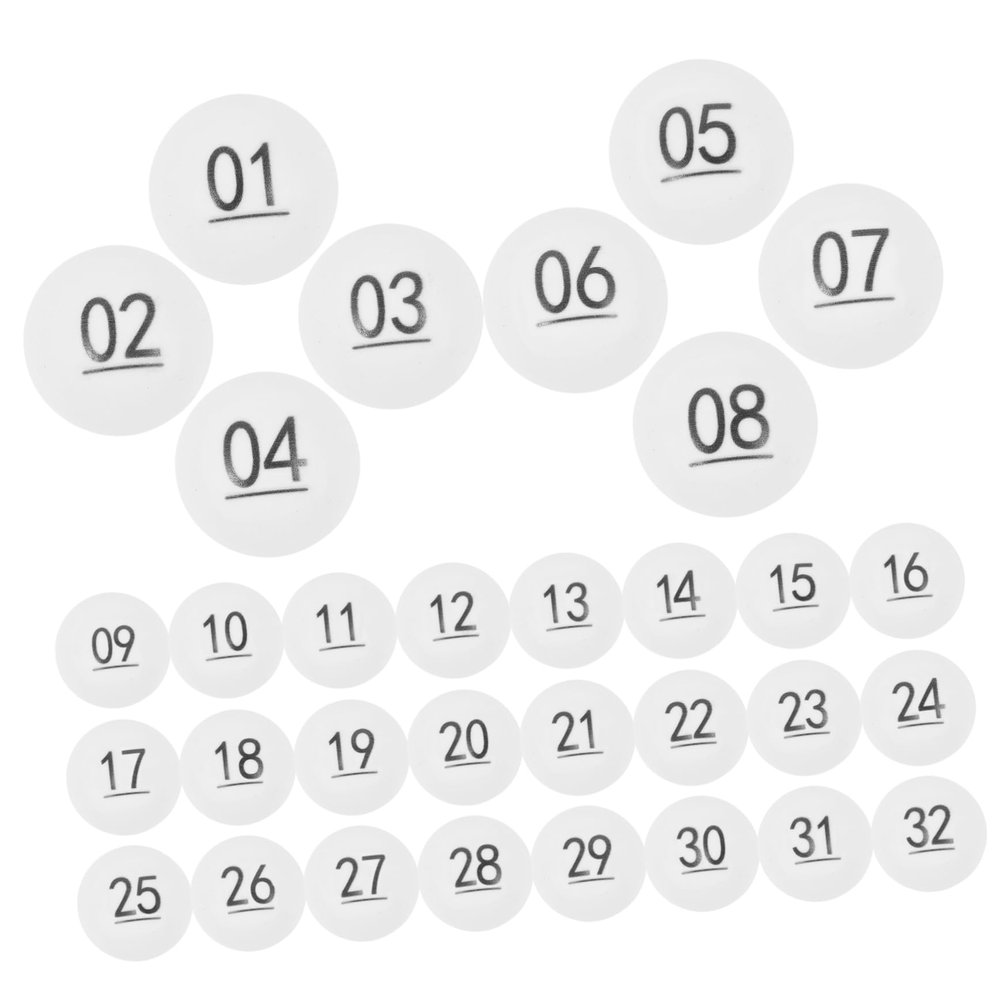 CIMAXIC 50pcs Raffle Balls for Party Activities Reusable Lottery Balls for Drawings Games and Events