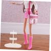 BCOATH Adjustable Doll Stand Fits Doll Storage Bracket Display Rack for 20pcs Mini Stands view 4