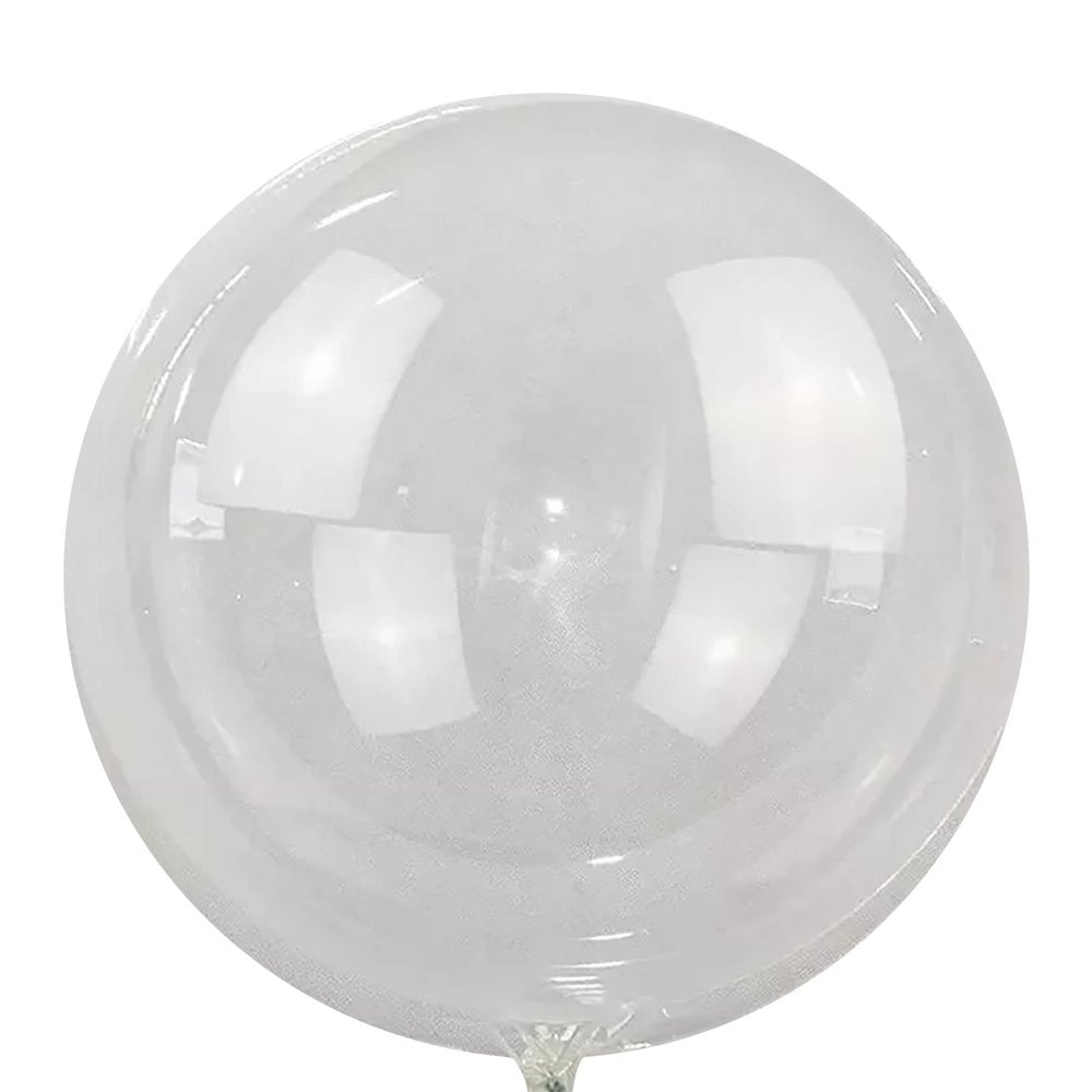10pcs LED Balloons Luminous Balloons 36 Inch Transparent Bobo Balloons, Luminous Bubble Balloons for Valentine's Day Halloween Christmas Wedding Birthday
