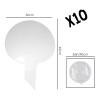 10pcs LED Balloons Luminous Balloons 36 Inch Transparent Bobo Balloons, Luminous Bubble Balloons for Valentine's Day Halloween Christmas Wedding Birthday view 2
