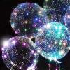 10pcs LED Balloons Luminous Balloons 36 Inch Transparent Bobo Balloons, Luminous Bubble Balloons for Valentine's Day Halloween Christmas Wedding Birthday view 4