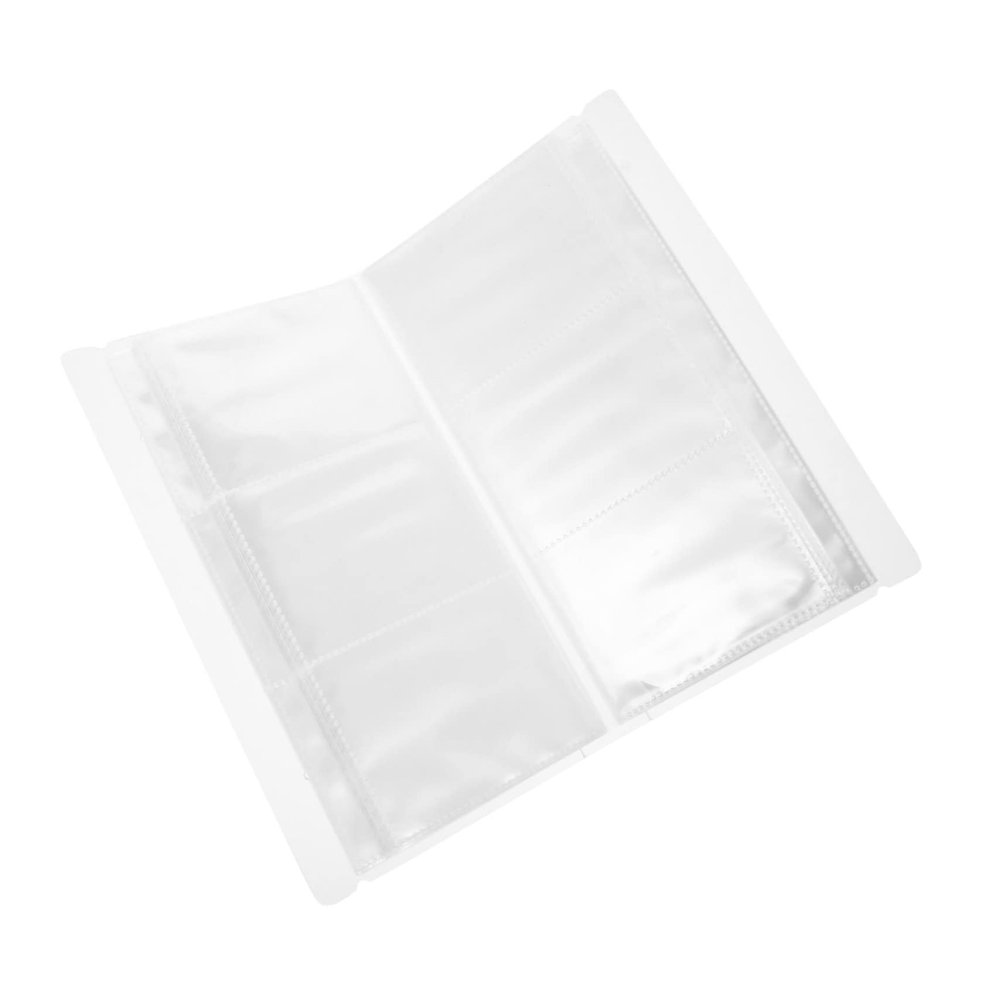 STOBAZA Transparent Postcard Album for Collectors Storage for Tickets Cards and Postcards Made of Protects Against Fading and Dust