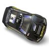 1/10 Scale RC Drift Racing Touring On Road Car Painted Body Shell, No Cut, Subaru STI Style, 190mm, Black/Yellow view 3