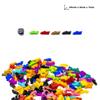 BoardGameSet 10PCS Racing Car Meeple | Board Game Pieces Accessories Meeples, Purple view 2