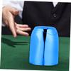WOONEKY 2pcs Dice Cups Plastic Dice Storage Cup Smooth Texture for Party Game Supplies view 3