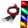 Garneck 12v Led Light Bulbs Warm White 50pcs Pre-Wired Mini Led Bulbs for Rc Cars Toys and Home Dec view 2