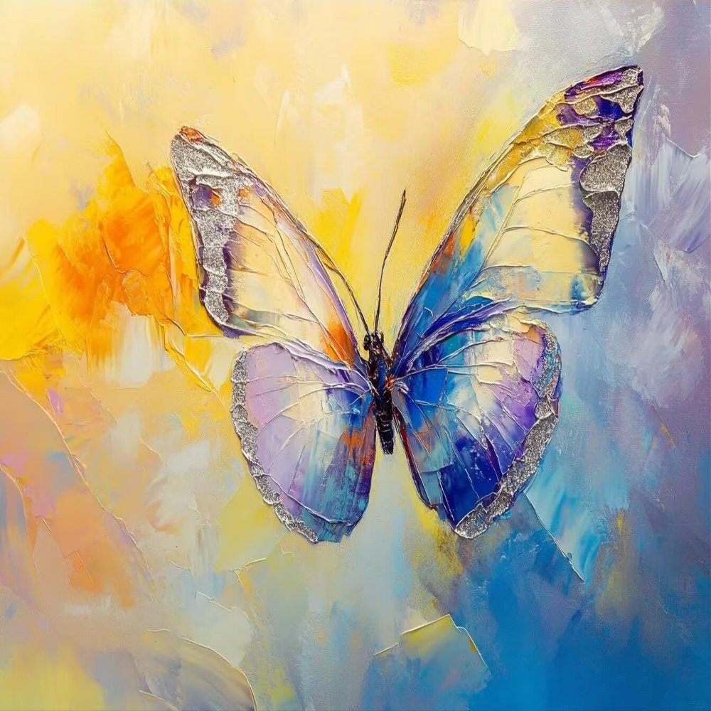 1000 Adult Colorful Butterfly Landscape Educational Gifts, Couples Activities, Gift Home Decoration