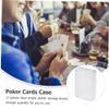 CIYODO 6pcs Plastic Poker Card Storage Cases Compact Convenient Deck Holder for Organizing Game Cards Beads and More for Travel and Everyday Use view 2