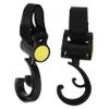 ifundom 2pcs Stroller Hooks for Bags Multipurpose Heavy-Duty Clips for Stroller Accessories Easy to Install for Hanging Diaper Bags and Shopping Yellow view 1