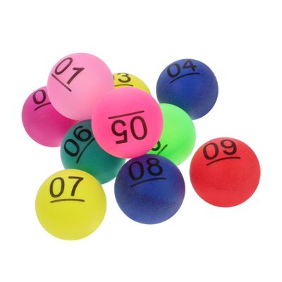 ifundom 50pcs Game Balls for Lottery and Party Games Material Raffle Props for Home Gatherings Events and Bingo Activities