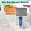Inflatable White Bounce House for Kid Adult 13x13x10FT 100% PVC Bouncy Castle with Large Jumping Area, Bounce House White for Wedding Birthday Party Photography Business view 3