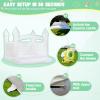 Inflatable White Bounce House for Kid Adult 13x13x10FT 100% PVC Bouncy Castle with Large Jumping Area, Bounce House White for Wedding Birthday Party Photography Business view 4