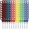 96 Pcs Scissors Bulk 8" School Fabric Scissors Comfortable Grip Handle for Office Home School Sewing Craft Fabric Supplies with Soft Handle Right/Left Handed view 1