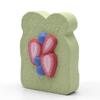 Kiibru Sliced Toast Squishy Jumbo Bread Scented Stressrelief Fidget Squishies Toy Collection (Green) view 3