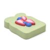 Kiibru Sliced Toast Squishy Jumbo Bread Scented Stressrelief Fidget Squishies Toy Collection (Green) view 4