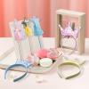 SENONAPO 30 Pcs Princess Wands Party Favors Glitter Star Fairy Wizard Wands Angel Wand Sticks Cosplay Accessories Sequin Princess Kids Crown Headbands for Kids Birthday Party Decor Gifts Supplies view 3