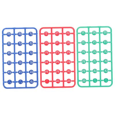 HOOTNEE 49pcs Bingo for Lottery and Raffle Games Easy to Read Bright Design for Parties and Entertainment for Game Enthusiasts and Events