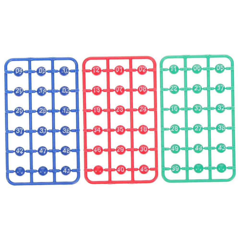HOOTNEE 49pcs Bingo for Lottery and Raffle Games Easy to Read Bright Design for Parties and Entertainment for Game Enthusiasts and Events