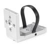 RCHUBAM Motor Fixing Mount 1/5 Scale Aluminum RC Motor Base with Stabilize Strap Compatible with 1/5 X-Maxx 6S XRT 1/6 8S RC Truck Upgrades Part (Silver) view 1