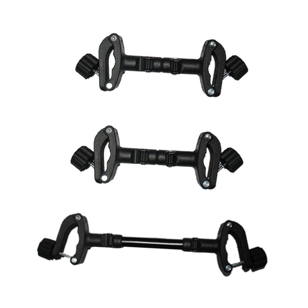 COOLHIYA 3pcs Adjustable Twin Stroller Connector for Easy Installation Compatible Strollers and Lightweight Connector for Twins