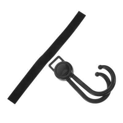 Hohopeti Double Hook Stroller Bag Hook Stroller Clips for Shopping Diaper Bags and More Durable Black Design for Easy Attachment and Heavy-Duty Use