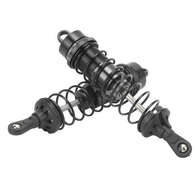 Masyrt Aluminium Alloy 125mm Rear Shock Absorber Spring Damper for Slash 2WD RC Car Accessory (Black)
