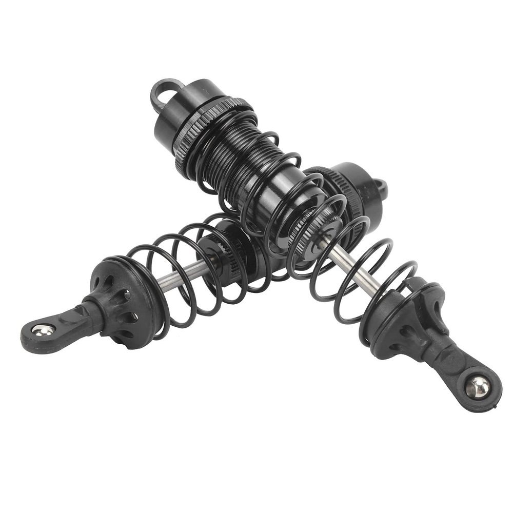 Masyrt Aluminium Alloy 125mm Rear Shock Absorber Spring Damper for Slash 2WD RC Car Accessory (Black)