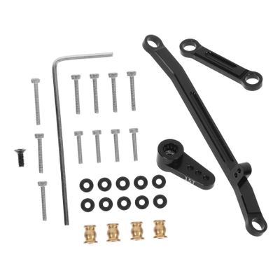 BESTonZON 1set Metal Steering Rod Upgrade for Axial Rc Car Precision Steering Links Easy Installation Designed for