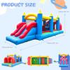 Eachup 24FT Commercial Bounce House,100% PVC Inflatable Obstacle Course Bounce House for Big Kids Adult with Dual Racing Slides,Crawl Tunnels, Climbing,Obstacle Great for Party Backyard School Event view 2